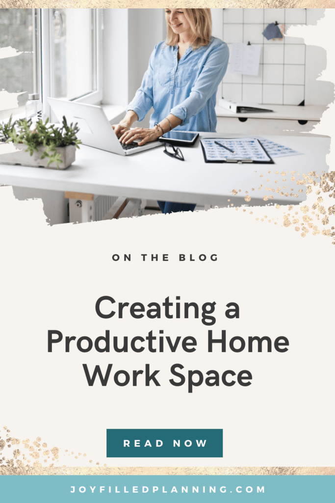 Creating a productive home workspace